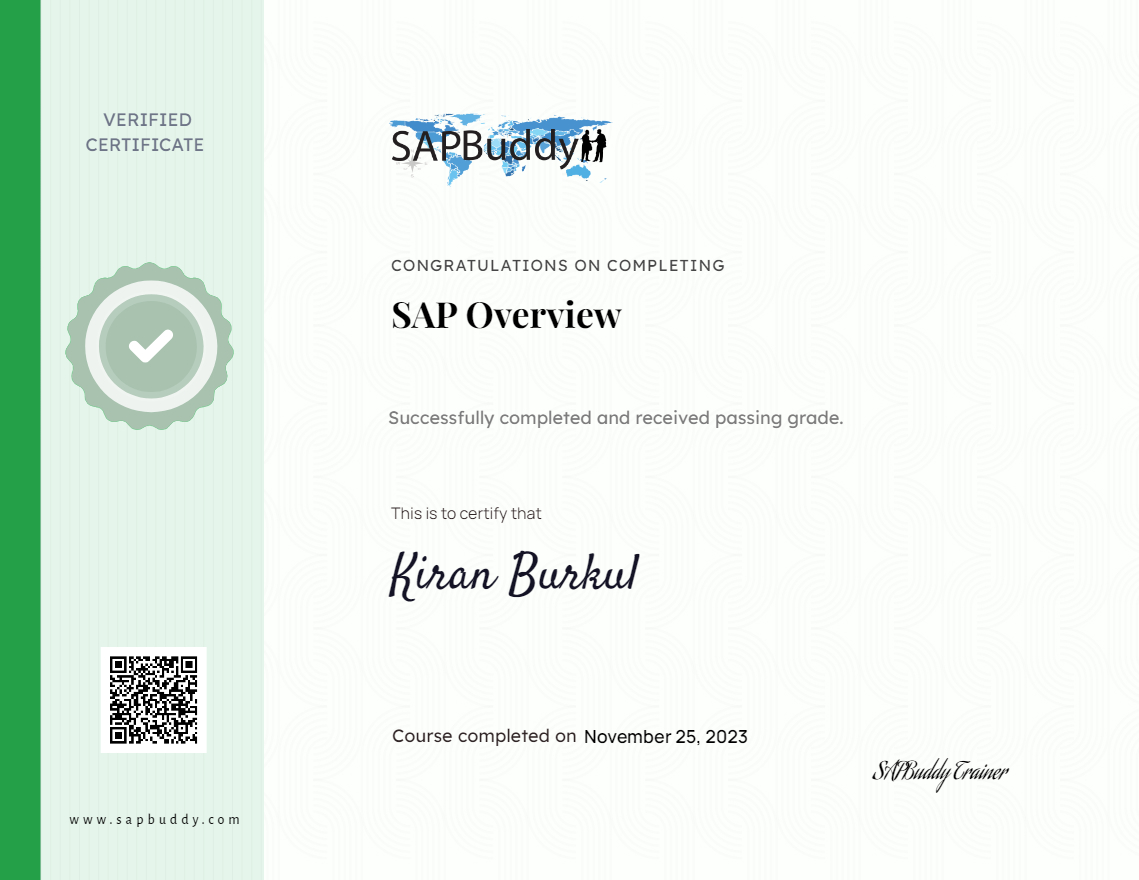 SAP Overview